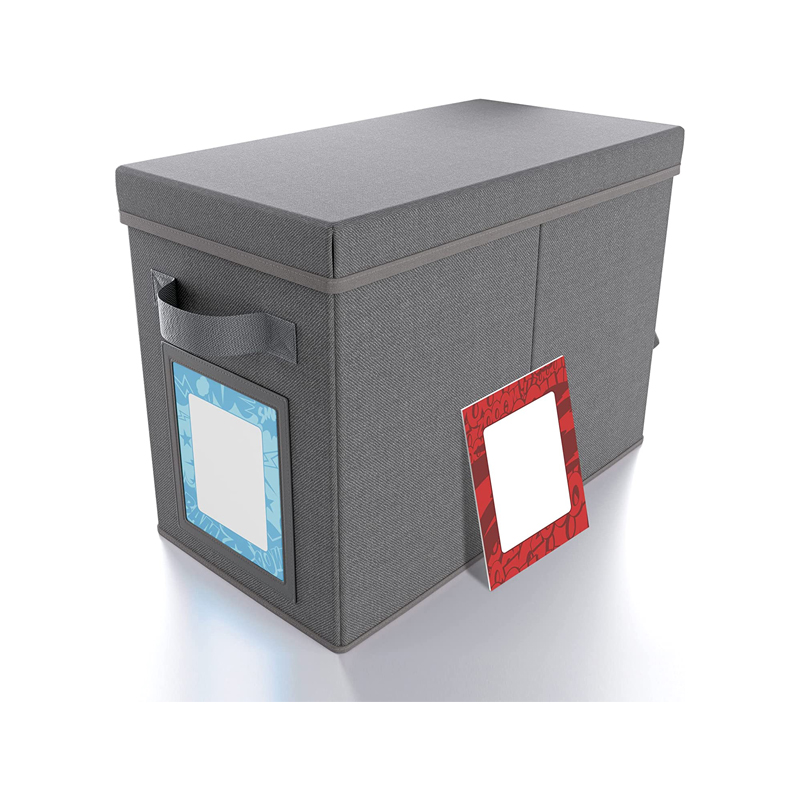  ZICOTO Decorative Photo Storage Box with Lid - A
